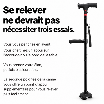 La canne qui vous redonne votre indépendance