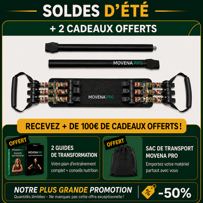 MovenaPro™ – Barre de Musculation & Bandes de Résistance