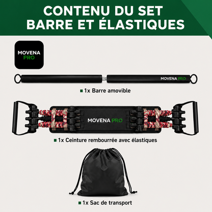 MovenaPro™ – Barre de Musculation & Bandes de Résistance