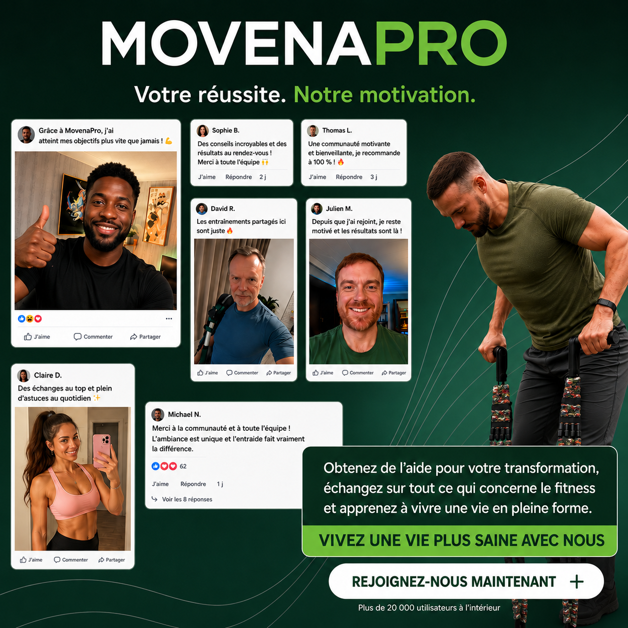 MovenaPro™ – Barre de Musculation & Bandes de Résistance