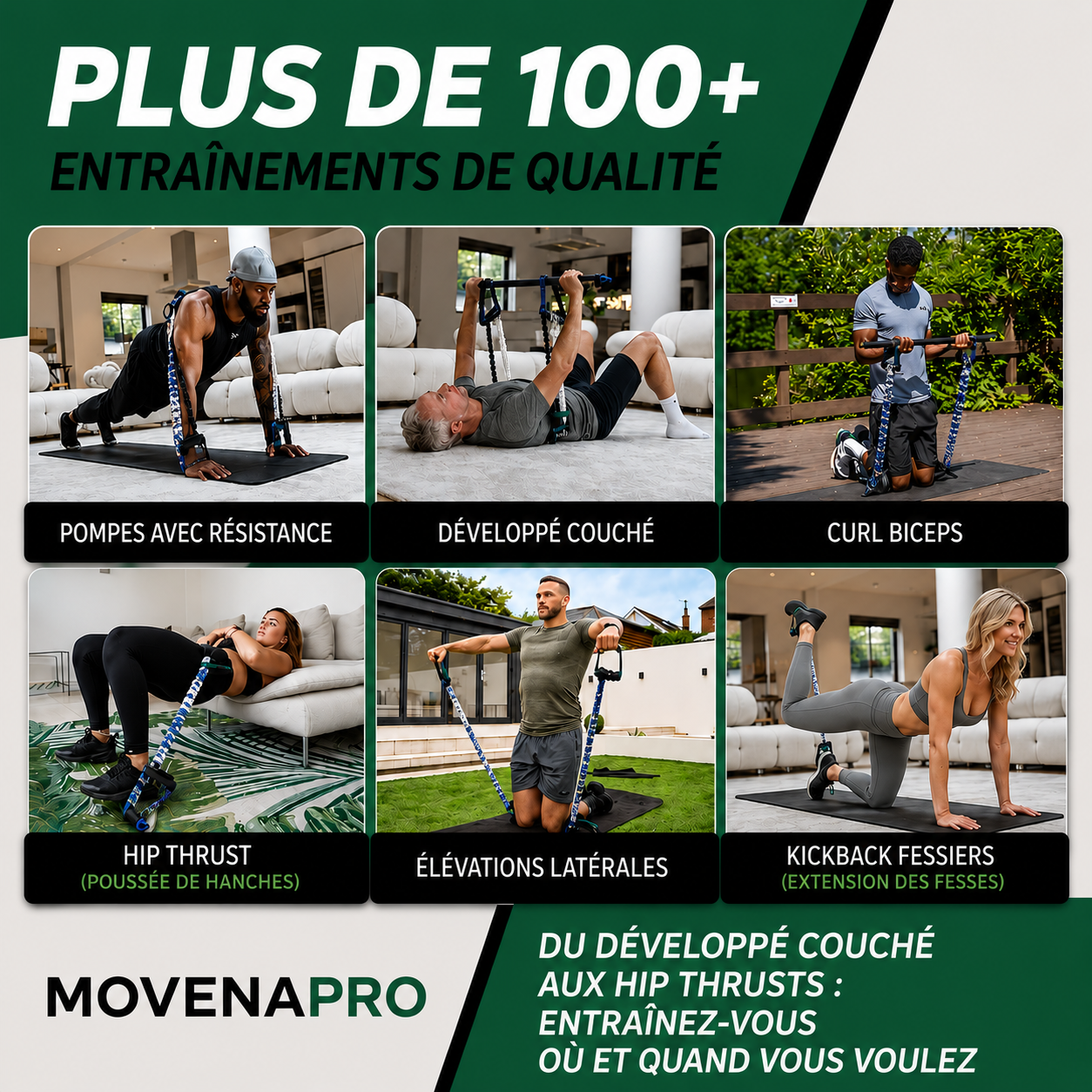 MovenaPro™ – Barre de Musculation & Bandes de Résistance