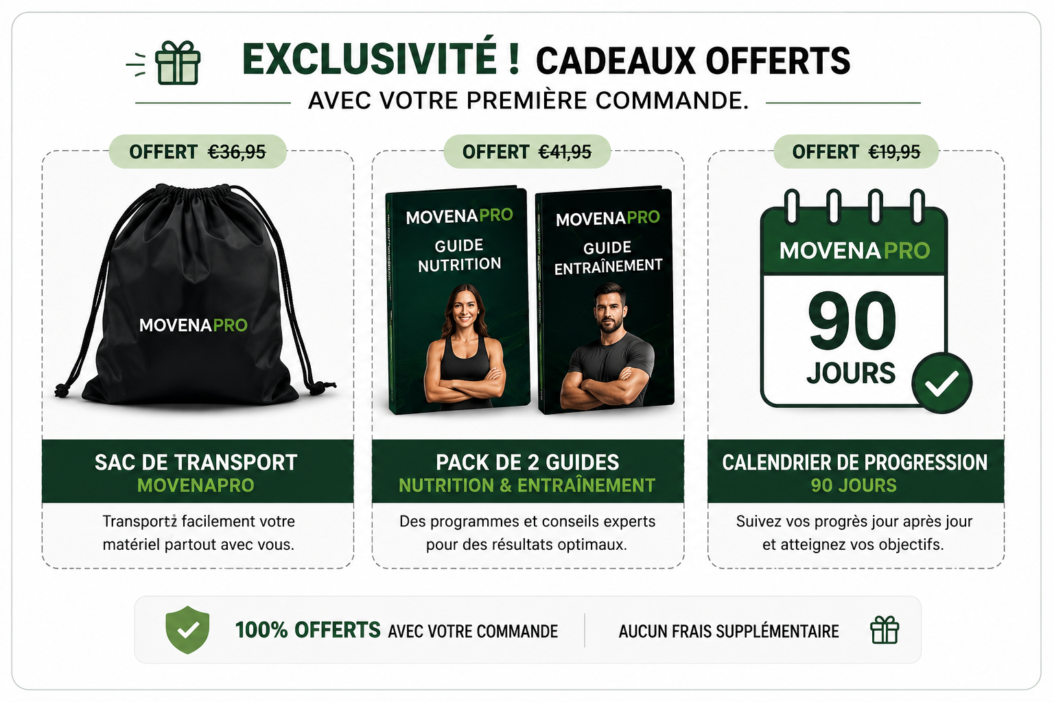 Les 3 cadeaux offerts MovenaPro