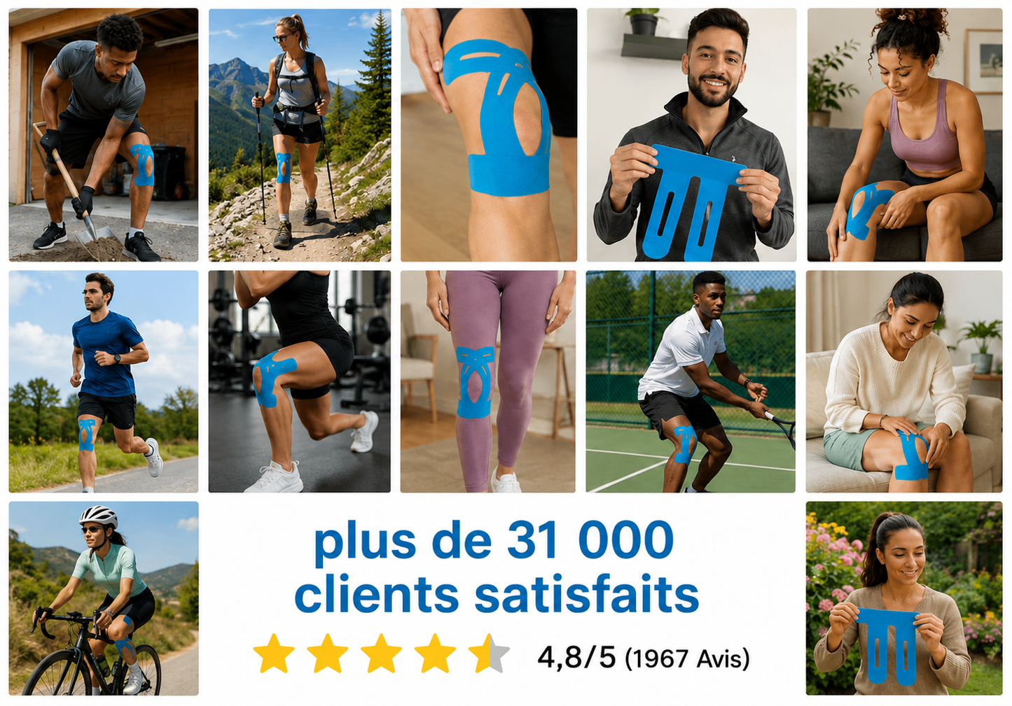 Bande Movena™ 31000 clients satisfaits
