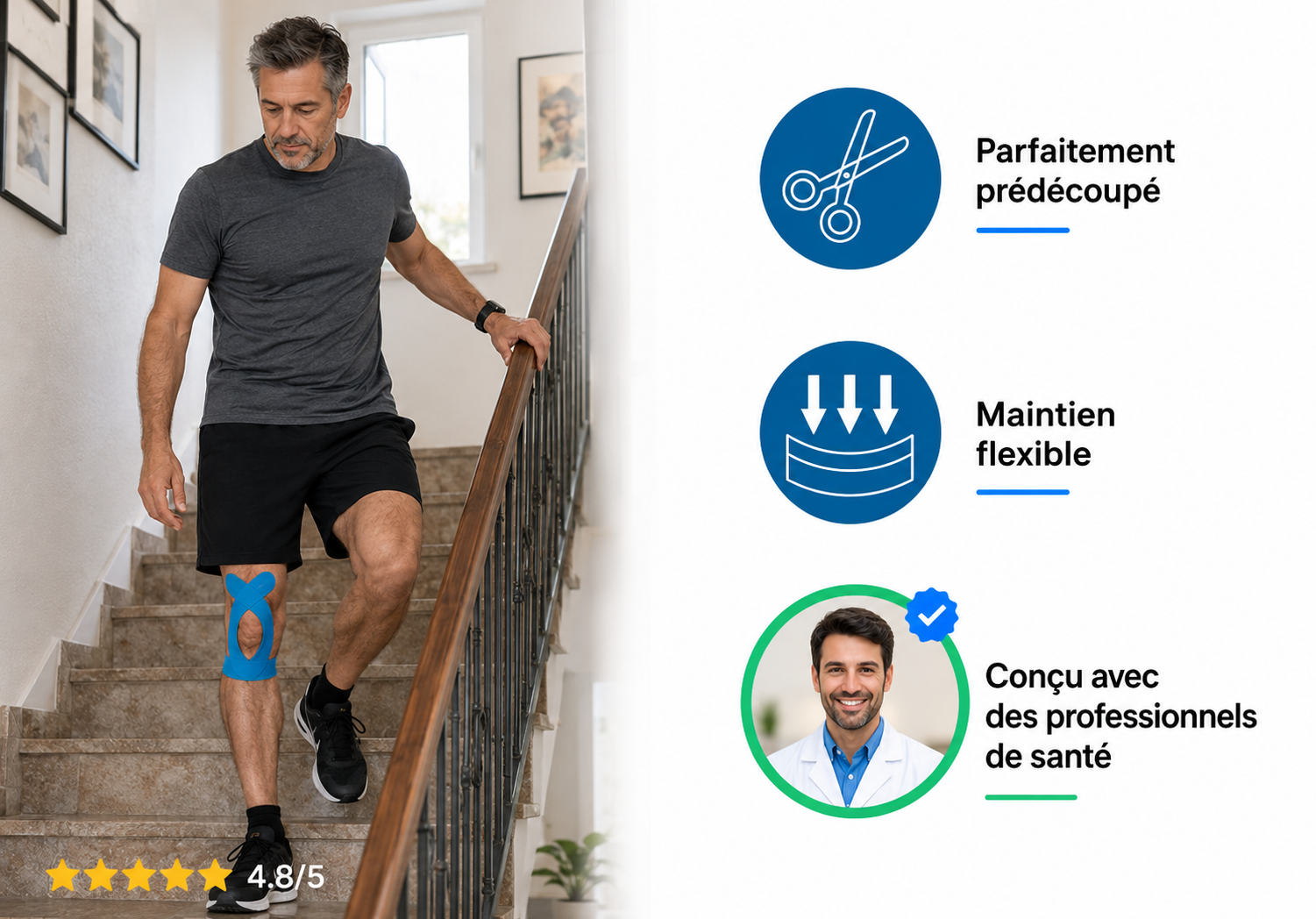 Bande Movena™ Discrète et confortable